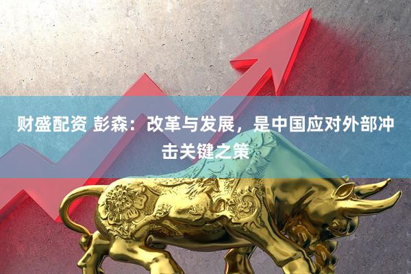 财盛配资 彭森：改革与发展，是中国应对外部冲击关键之策