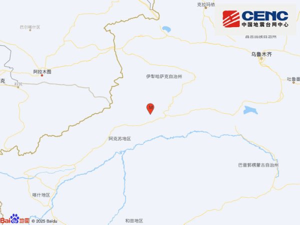 银泰融通 新疆阿克苏地区拜城县发生3.6级地震，震源深度19千米