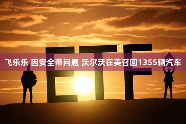 飞乐乐 因安全带问题 沃尔沃在美召回1355辆汽车